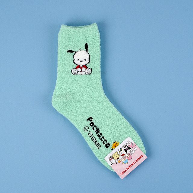 Sanrio Candy Fluffy Crew socks, One Size 220-260mm