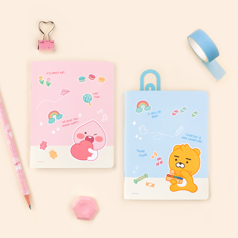 Little Kakao Friends Lovely Mini Notebook (5pcs 1set)