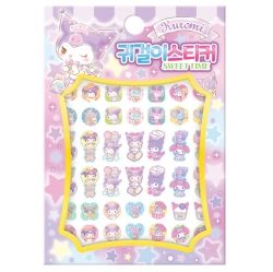 Sanrio Characters Kuromi Sweet Time Earring Sticker