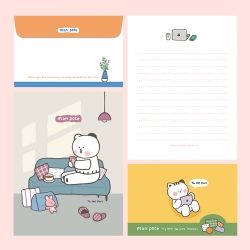 Mon Pote Letter Paper, Set of 4