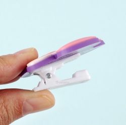 Kirby Rubber Clip - Purple