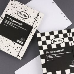 Wannathis Be Me A5 Hard 6 Holes Binder Cover