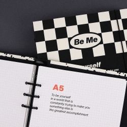 Wannathis Be Me A5 Hard 6 Holes Binder Cover