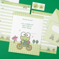Sanrio Letter Paper & Envelopes Set - Keroppi