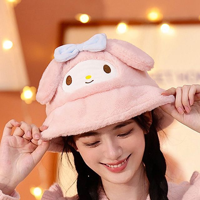 My Melody fluffy hat