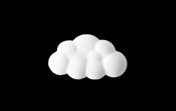 Wrist Rest White Cloud