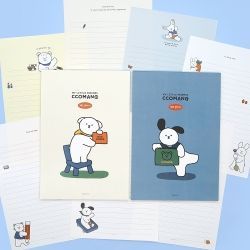 CCOMANG Letter Papers Pad, Set of 4