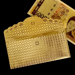 Gold Money Envelope [90x180mm] (2pcs 1set)