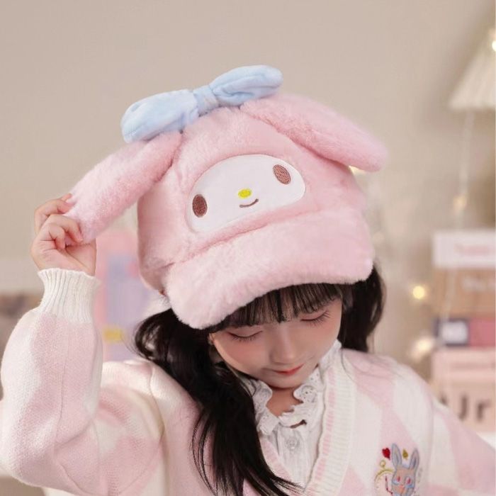 마이멜로디 뽀송 입체 모자 키즈