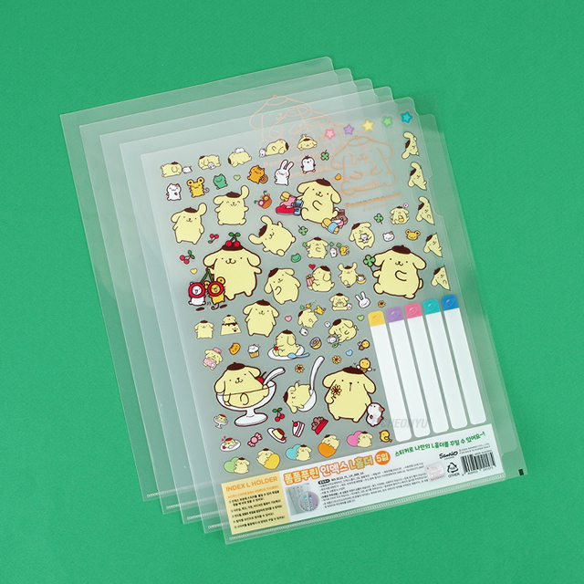 Pompompurin Index L holder 5pcs