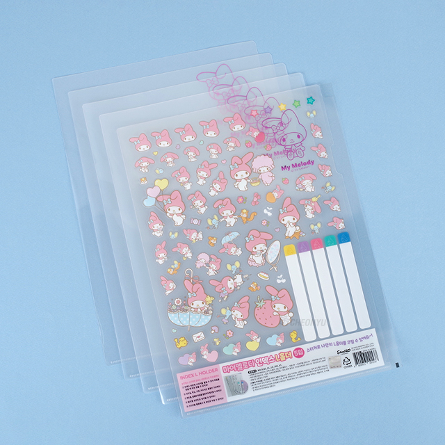 My Melody Index L holder 5pcs