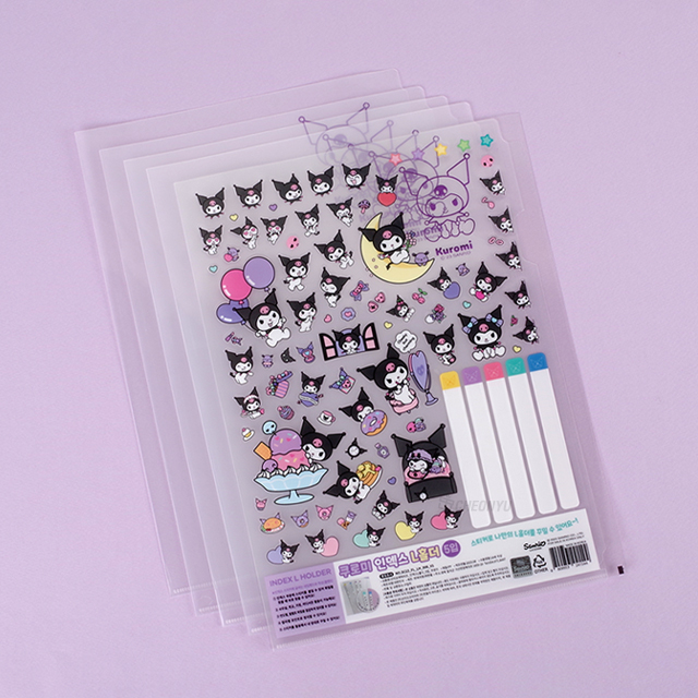 Kuromi Index L holder 5pcs