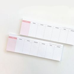 Weekly Desk Pad Refill Paper