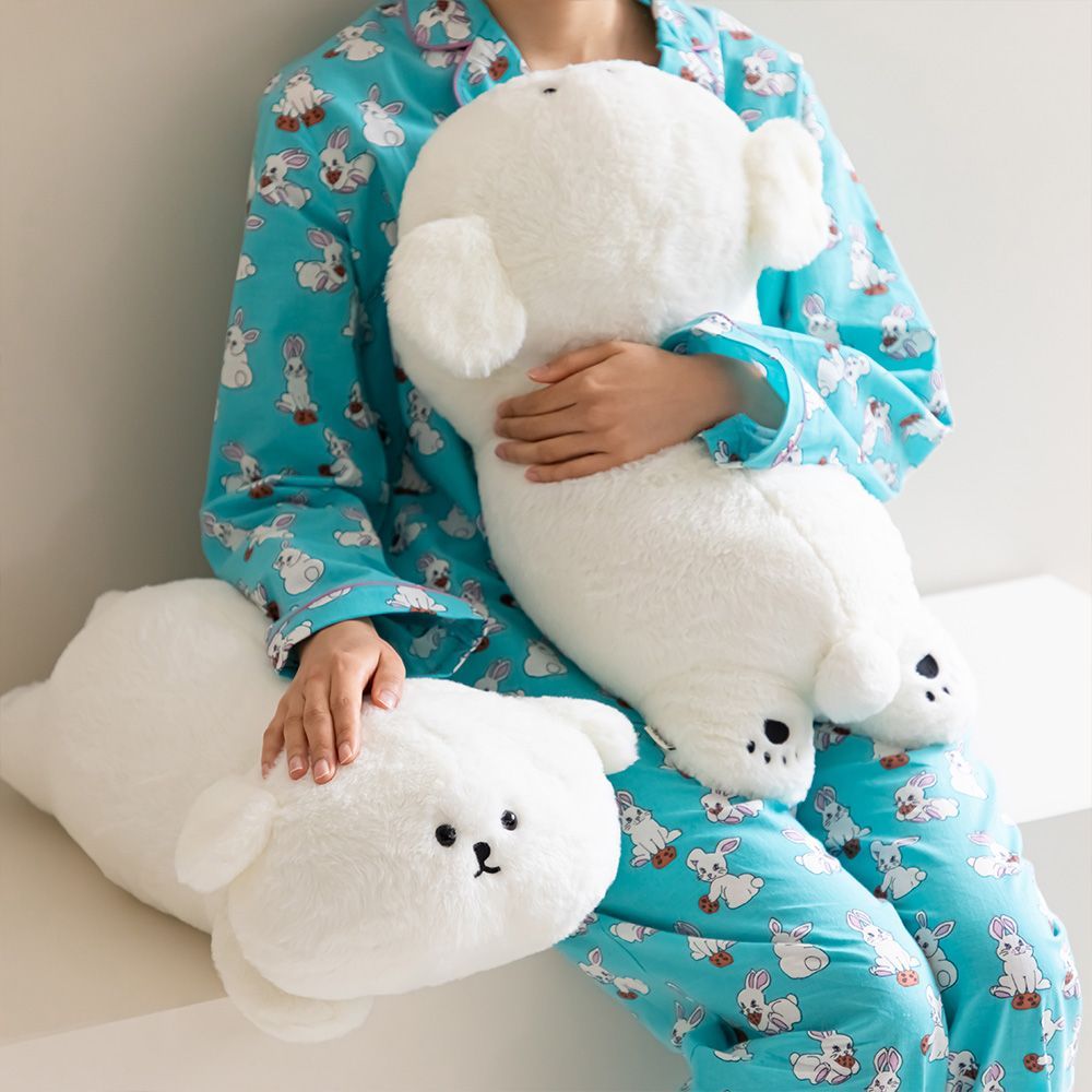 Soft Bichon Hugging Pillow 