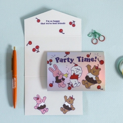 My Buddy Hologram Folding Card 