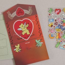 Jelly Bear Hologram Folding Card 