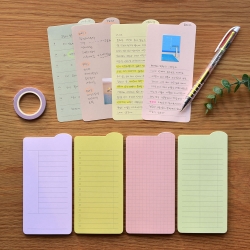 Sticky Line Up, Sticky Note Pad 