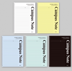 6000 Ring Note Campus-A, Set of 5ea, Random Color