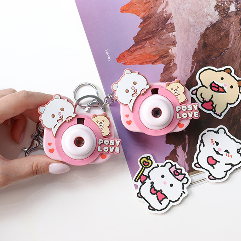 Posy Love Mini Beam Camera Keyring