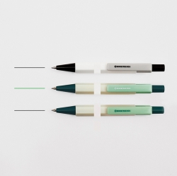 Color Block Knock Pen 0.5mm