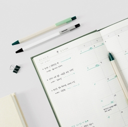 Color Block Knock Pen 0.5mm