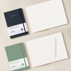 Table Talk Grid Lined Notebook, Hard Cover 