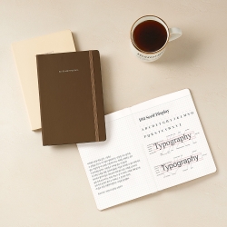 Table Talk Grid Lined Notebook, Hard Cover 