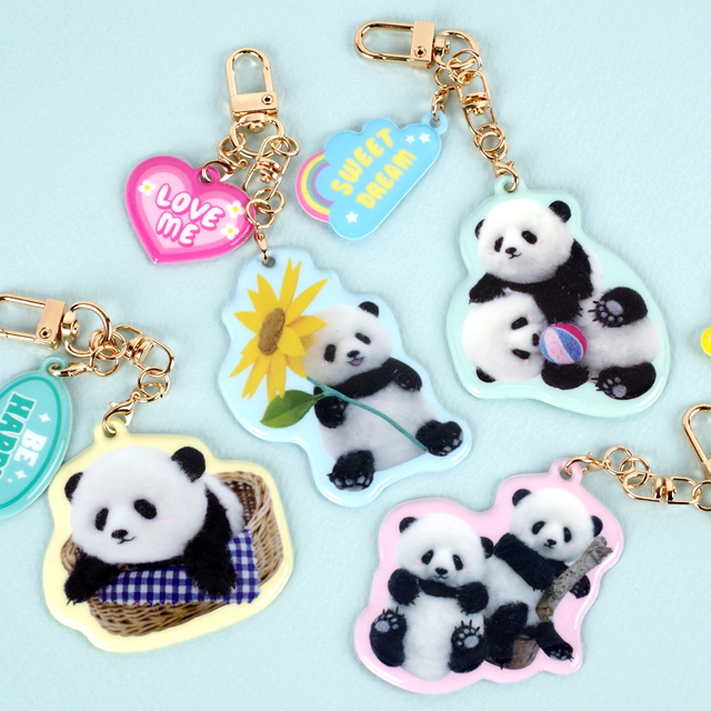 Hello Panda Story Double Keyring, Random