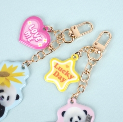 Hello Panda Story Double Keyring, Random