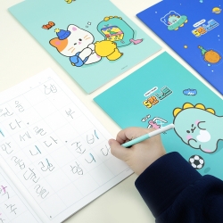 Pocket Friends 5-compart Note Blue Random, Set of 8pcs