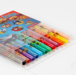 Sea Color Pencil Twist-up 12 Colors