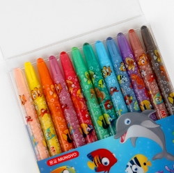 Sea Color Pencil Twist-up 12 Colors
