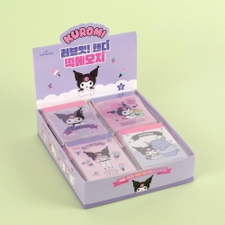 Sanrio Love it Handy Memopad, Set of 24pcs - Kuromi