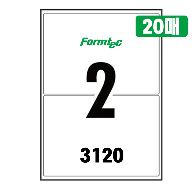 HiEco Label HEQ-3120, 20 Sheet