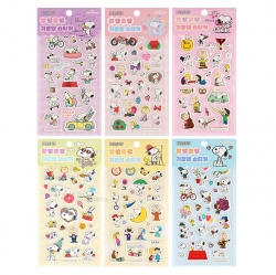 PEANUTS Soft and Cutie Stickers, Set of 24pcs