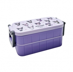 Kuromi Collection 2nd Tier Lunch Box 600ml With Chopsticks