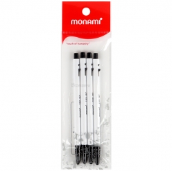 153 Ballpoint Pen 0.7mm black 4pcs
