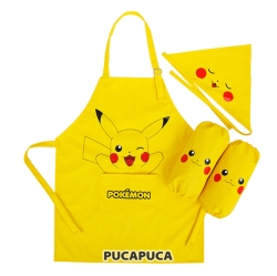 POKEMON PIKA Apron 3pcs Set