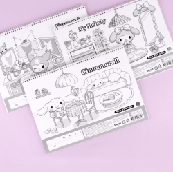 Sanrio Characters Sketch Book - Cinnamoroll