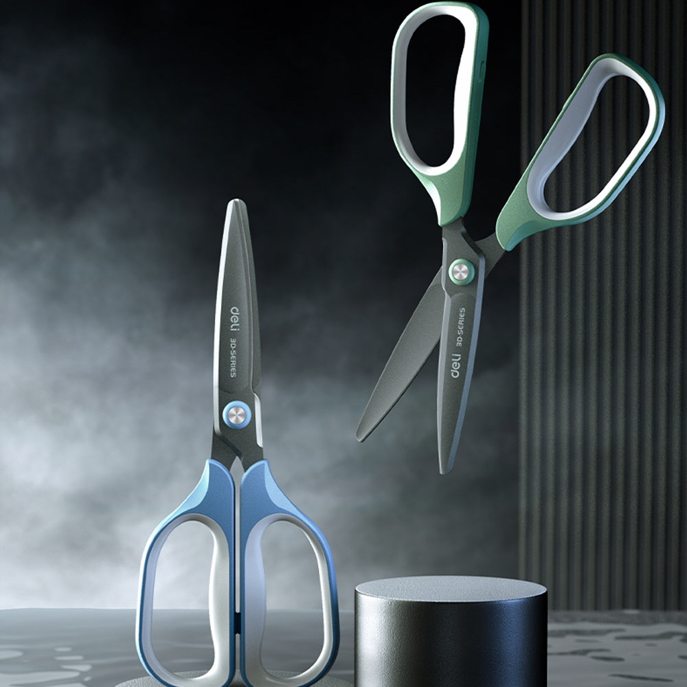 Round-tip Black Teflon Blade Scissors