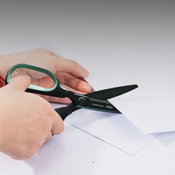 Round Black Blade Scissors