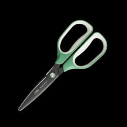 Round-tip Black Teflon Blade Scissors
