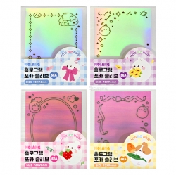 Molang Hologram Photocard Sleeve,Random