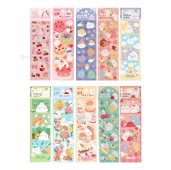 Molang Polaroid decoration sticker, Set of 50 sheets