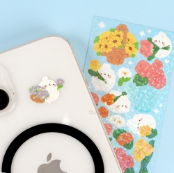 Molang Polaroid decoration sticker, Set of 50 sheets