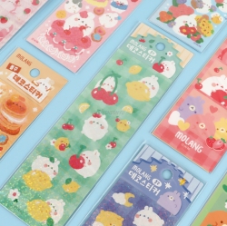 Molang Polaroid decoration sticker, Set of 50 sheets