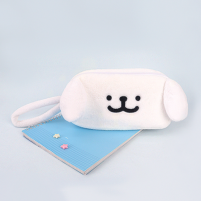 Maltese Pom Pom Strap Pouch