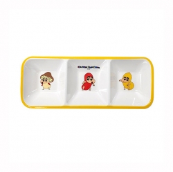 Crayon Shin-chan Square 3-Layer Dish