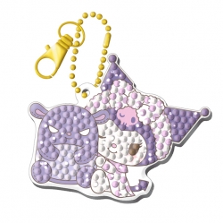 Kuromi Pajama Jewel Crossing Keyring Kit
