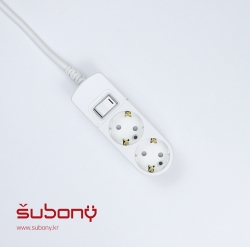 Integrated Switch Multi-Tab 2 Outlet 1M